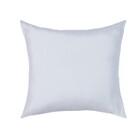 Almofada Quadrada Happy Microfibra Cinza 45x45cm