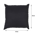 Almofada Happy Preta 40x40cm