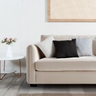 Almofada Quadrada Happy Microfibra Preto 45x45cm