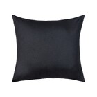 Almofada Quadrada Happy Microfibra Preto 45x45cm