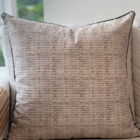 Almofada Impermeável Asturias Offwhite Quadrada Com Vivo Tipo