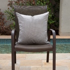 Almofada Impermeável Coleção Náutica - Cinza Com Detalhe Em V