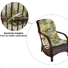 Almofada Impermeável P/ Poltrona Cadeira De Área Confortável