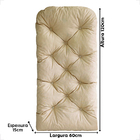 Almofada Impermeável P/ Poltrona Cadeira De Área E Jardim