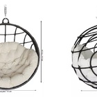 Almofada Impermeável Para Balanço Suspenço Ninho  - Duna Cru