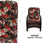 Almofada Impermeável Para Cadeira Poltrona Área E Jardim