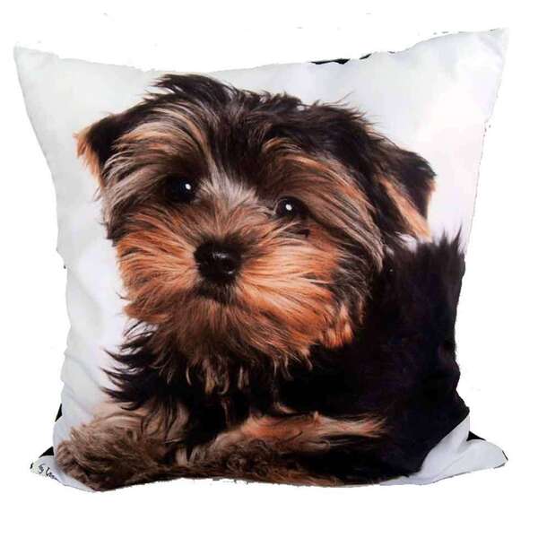 Almofada Impressão Digital York Shire Preto 42x42cm Uniart