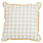 Almofada Infantil Quadrada Tecido Amarelo 12x43x43cm