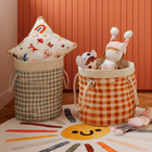 Almofada Infantil Quadrada Tecido Amarelo 12x43x43cm