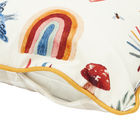 Almofada Infantil Quadrada Tecido Amarelo 12x43x43cm