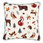 Almofada Infantil Quadrada Tecido Bege 12x43x43cm