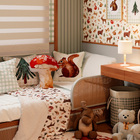 Almofada Infantil Quadrada Tecido Verde 12x43x43cm