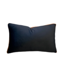 Almofada Italian Design Preto & Cobre Retangular Tipo:completa