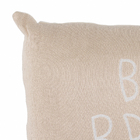 Almofada Jacquard Be Brave Bege 50x30cm Inspire