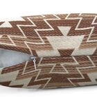 Almofada Jacquard Tripolli Nilo 40x40cm Marrom - Capa Com Enc