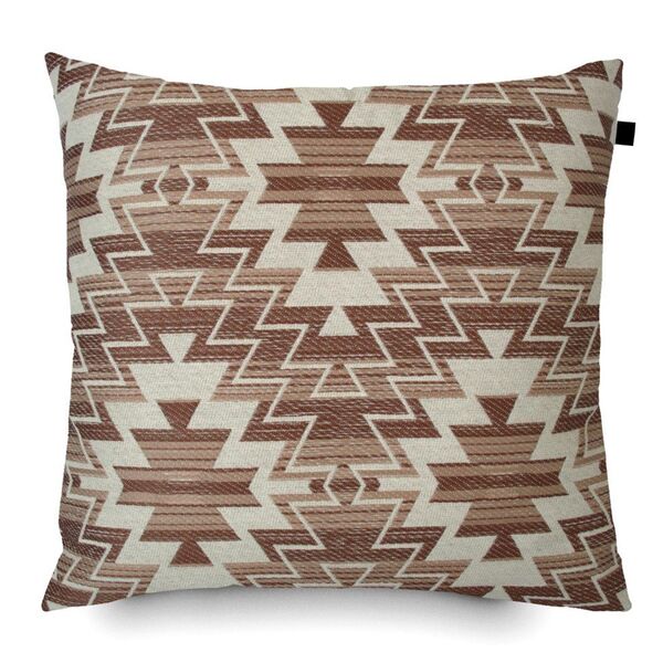 Almofada Jacquard Tripolli Nilo 40x40cm Marrom - Capa Com Enc