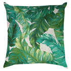 Almofada Jardim Poliéster Acqua Folhas 43x43cm Verde