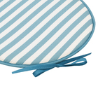 Almofada Jardim Poliéster Stripes Azul 40cm