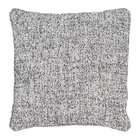 Almofada Quadrado Jaxon Poliéster Cinza e Prata 45x45cm