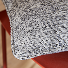 Almofada Quadrado Jaxon Poliéster Cinza e Prata 45x45cm