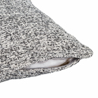 Almofada Quadrado Jaxon Poliéster Cinza e Prata 45x45cm