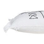 Almofada Karan Preto e Branco 30x50cm Inspire