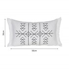 Almofada Karan Preto e Branco 30x50cm Inspire