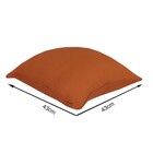Almofada Quadrada Kazzan Telha 43x43cm