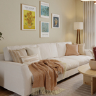 Almofada Leaf Chocolate 45x45cm