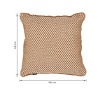 Almofada Leaf Chocolate 45x45cm