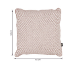 Almofada Leaf Rosa Seco 45x45cm