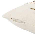 Almofada Lecce Cru/Chocolate 45x45cm