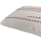 Almofada Lecce Cru/Chocolate 45x45cm