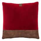 Almofada Leme Vermelho E Marrom 50x50