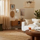 Almofada Square Lenaya Linho Branco 45x45cm