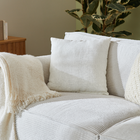 Almofada Square Lenaya Linho Branco 45x45cm