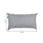 Almofada Linho Basic Cinza 70x40cm