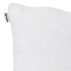 Almofada Retangular Lisa Tecido Branca 12x30cm