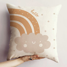 Almofada Little Estampada 40x40cm Nuvem Nude - Somente Capa