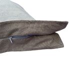 Almofada Quadrado Lounge Jacquard Bege 55x55