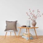 Almofada Quadrado Lounge Jacquard Bege 55x55