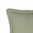 Almofada Lucile Franja VD 45x45