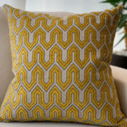 Almofada Luxury Yellow Quadrada Tipo:completa