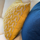 Almofada Luxury Yellow Quadrada Tipo:completa