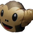 Almofada Macaco Emoji Nao Ouco Quarto Sala Decoraçao