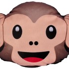 Almofada Macaco Emoji Nao Ouco Quarto Sala Decoraçao