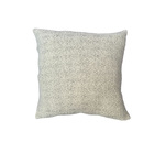 Almofada Quadrado Macrame Jacquard Bege 45x45