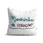 Almofada Madrinha Do Coração - Almofada Lilas