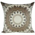 Almofada Mandala Marrom 50 X 50 Com Enchimento Veludo