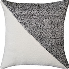 Almofada Manesh Preto e Branco 45x45cm Inspire